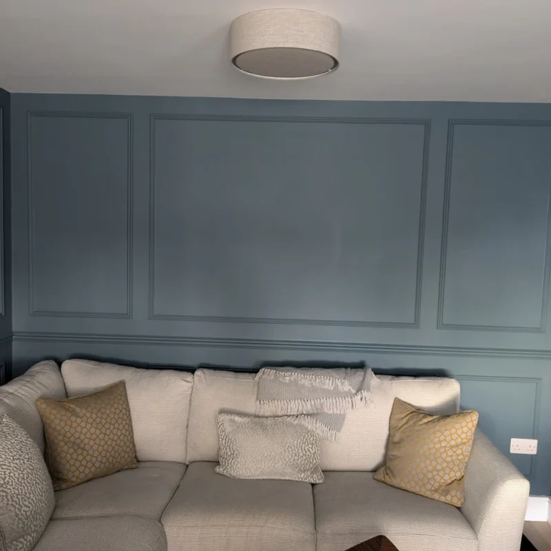 Custom Wall Panelling Finished Work