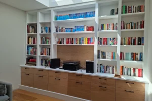 LIbrary media wall