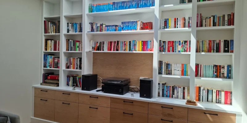 LIbrary media wall