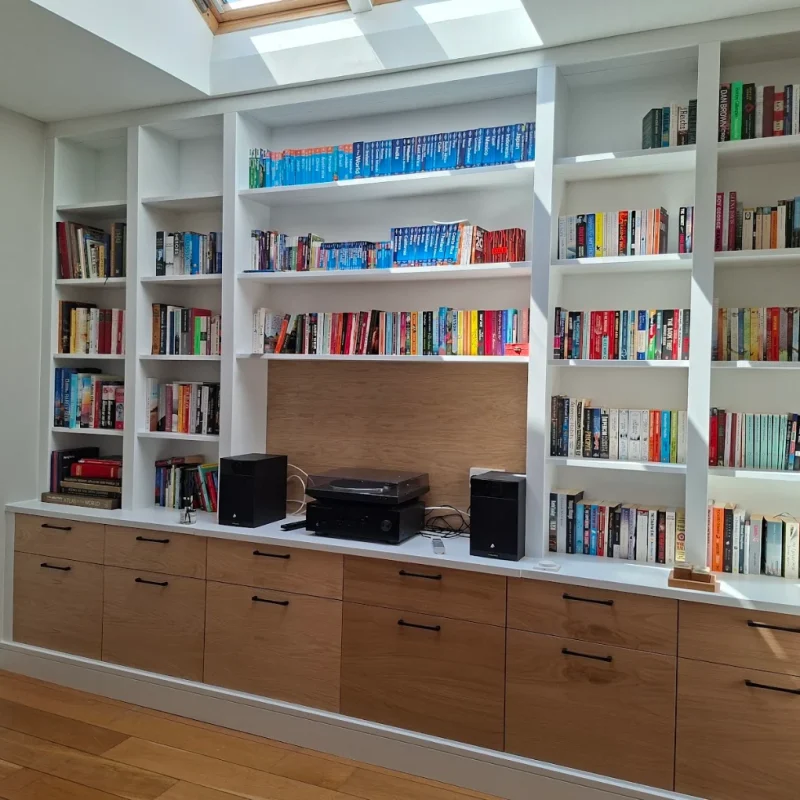 LIbrary media wall
