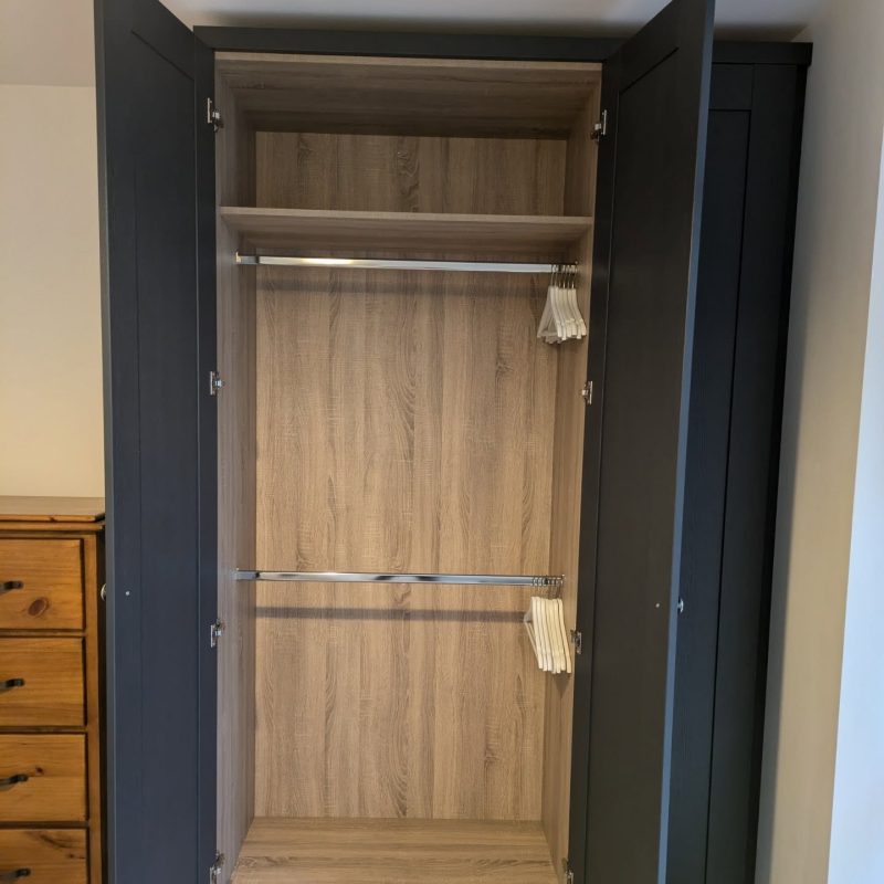 Custom Wardrobe Carpentry - Black Custom Wardrobe