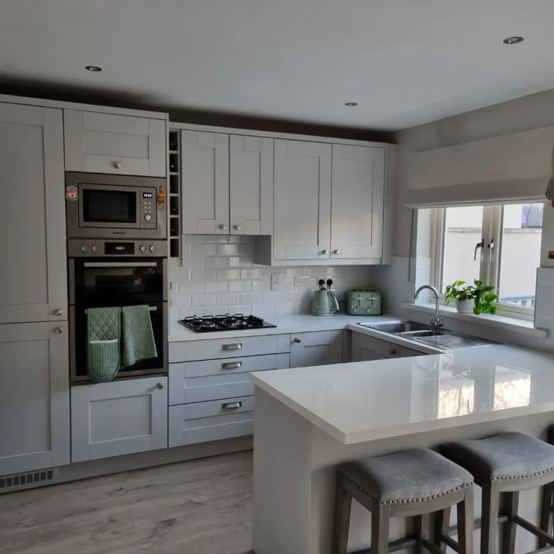 Bespoke carpentry to complete a fitted kitchen