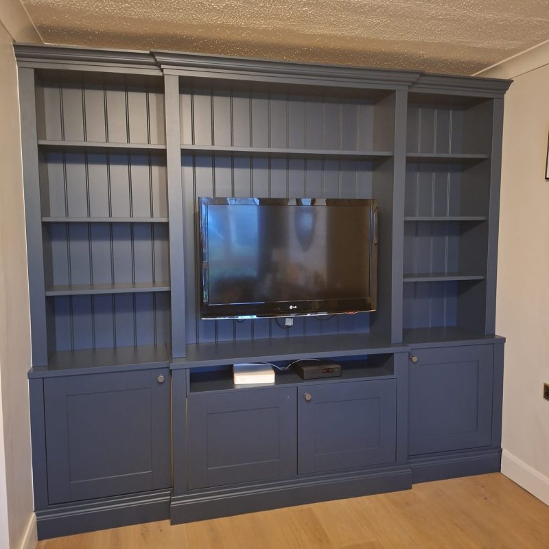 TV unit wall in a living room