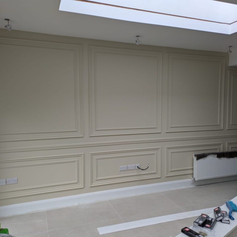 Custom Wall panelling carpentry by SMD carpentry Dublin